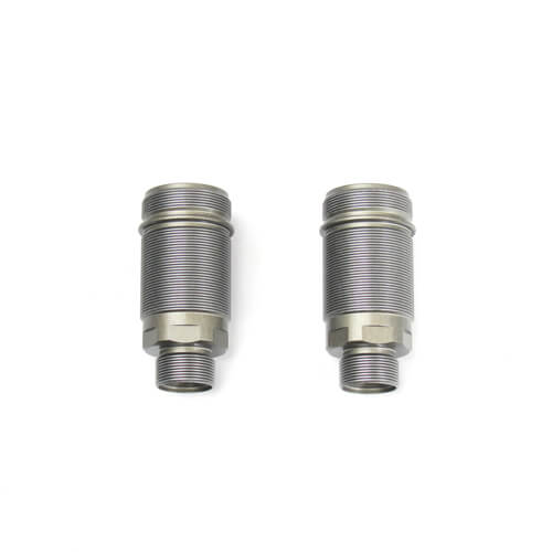 Tekno Shock Body (front, aluminum, hard anodized, EB410, 2pcs) - TKR6710