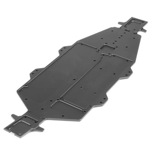 Châssis Tekno (4mm, anodisé noir, SCT410SL) - TKR7001