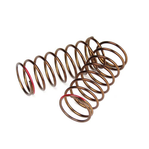 Jeu de ressorts d'amortisseur Tekno (avant, 1,4x8,75, 4,37lb/po, 50mm, rouge) - TKR7237