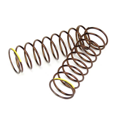 Jeu de ressorts d'amortisseur Tekno (arrière, 1.3x9.875, 2.82lb/in, 63mm, jaune) - TKR7245