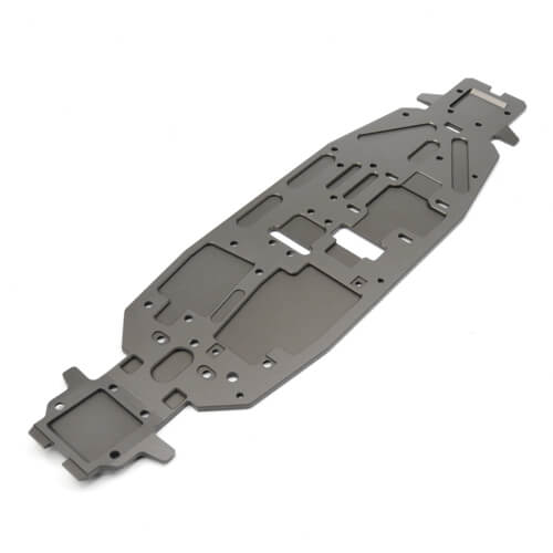 Châssis Tekno (7075, 4 mm, anodisé dur, allégé, NB48.4) - TKR8303