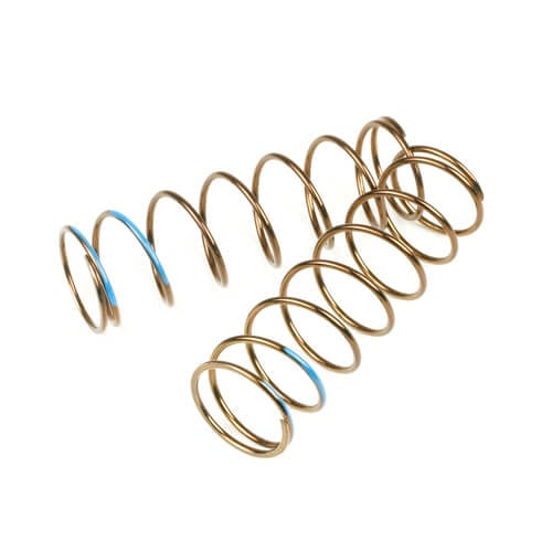 Jeu de ressorts d'amortisseur Tekno LF (avant, 1.6x8, 5.73lb/in, 75mm, bleu) - TKR8769