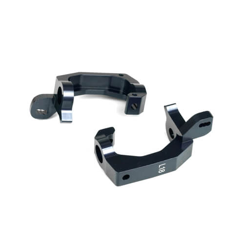 Supports de fusée Tekno (G/D, 7075, 18 degrés, 2.0) - TKR9042B