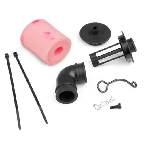 Kit filtre à air Tekno (huile rouge, durite, filtre, boîtier, NB/NT48 2.0) - TKR9343B