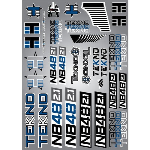 Planche de Décalcomanies Tekno (NB48 2.1) - TKR9348