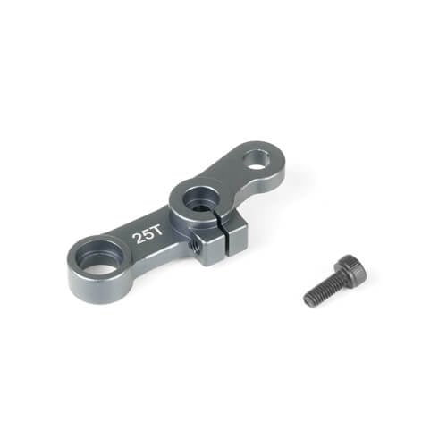 Palonnier de servo d'accélérateur en aluminium Tekno (25T, serrage M3, NB/NT48 2.0) - TKR9353