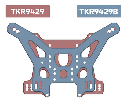 Tekno Shock Tower (rear, lightened, 7075 CNC, GM ano, ET/NT48 2.0) - TKR9429B