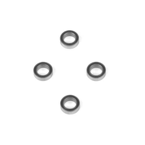 Roulement à billes Tekno (5x8x2.5mm, étanche caoutchouc, 4pcs) - TKRBB050825RS